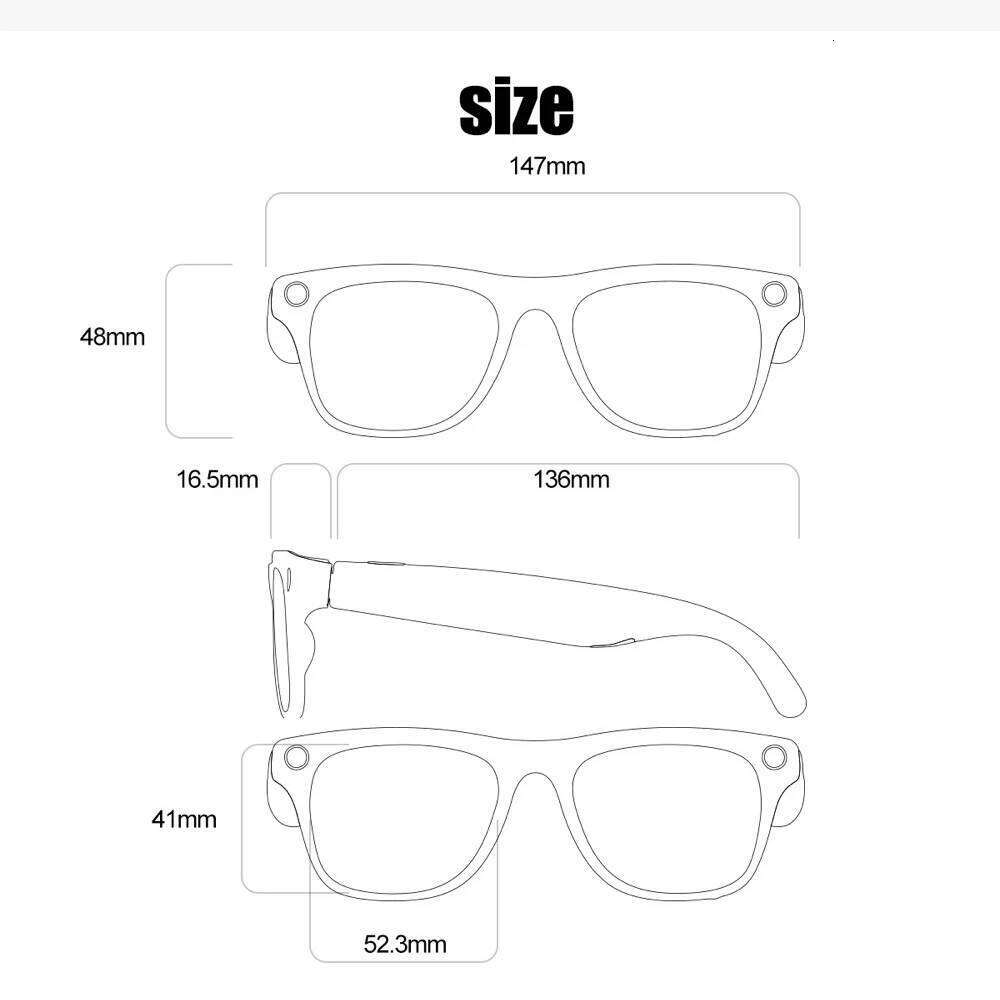 Meta Glasses AI Translate Smart Glasses HD Camera Take Photo Record Video Sunglasses Men Women Bluetooth Call Music Stereo Mic Touch Sports