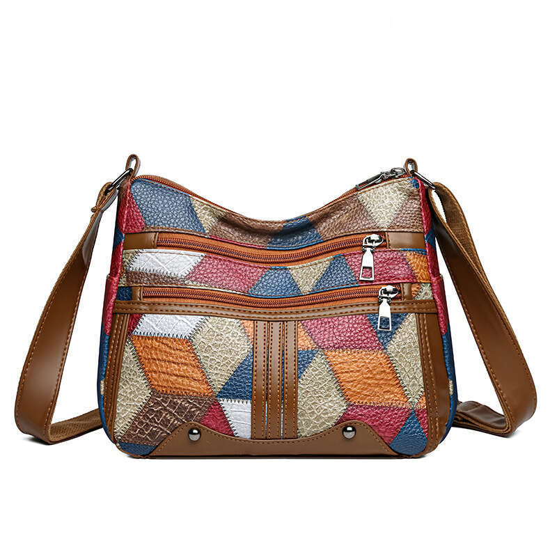 New Style Large Capacity Simple Single Shoulder Mom Elegant Fashionable Crossbody Bag for Middle-aged Women