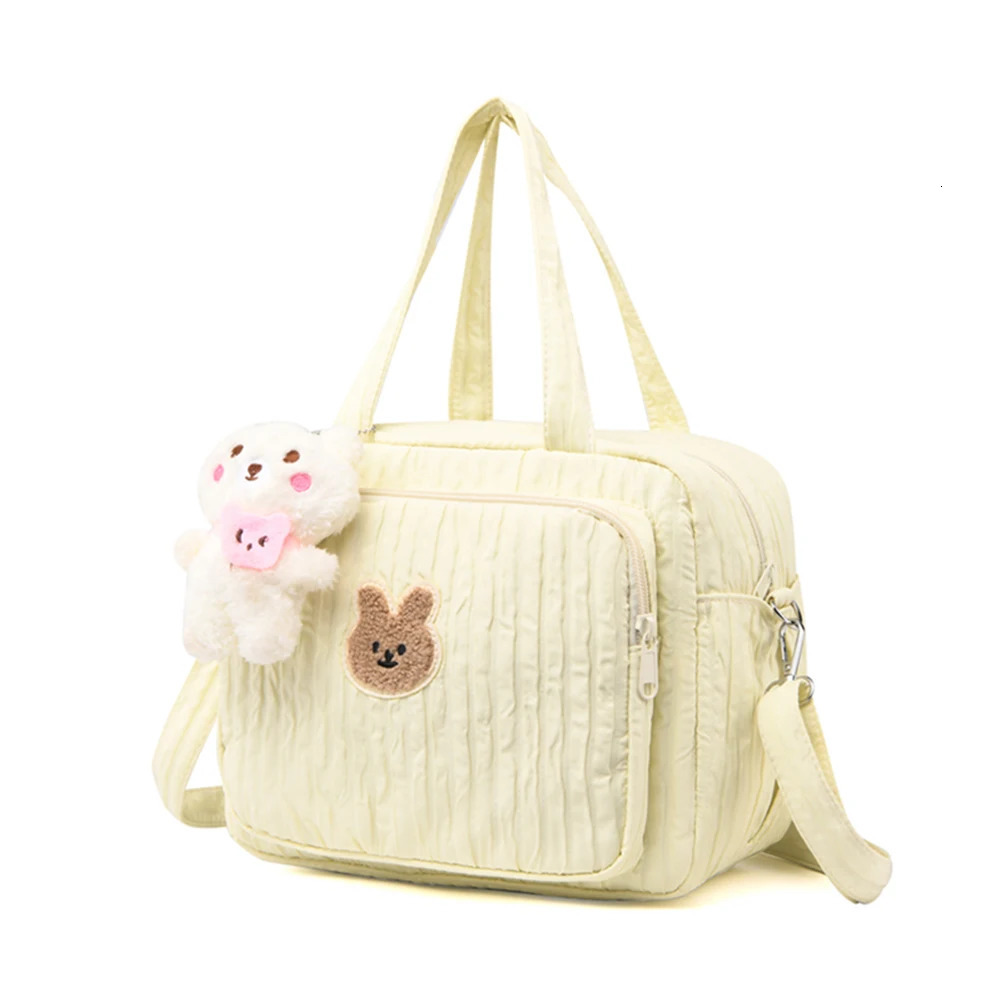Mommy Stroller Nappy Bag Portable Cute Cartoon Multifunction Large Capacity Baby Diaper Bags with Pendant Nylon Mom Travel Tote 250724