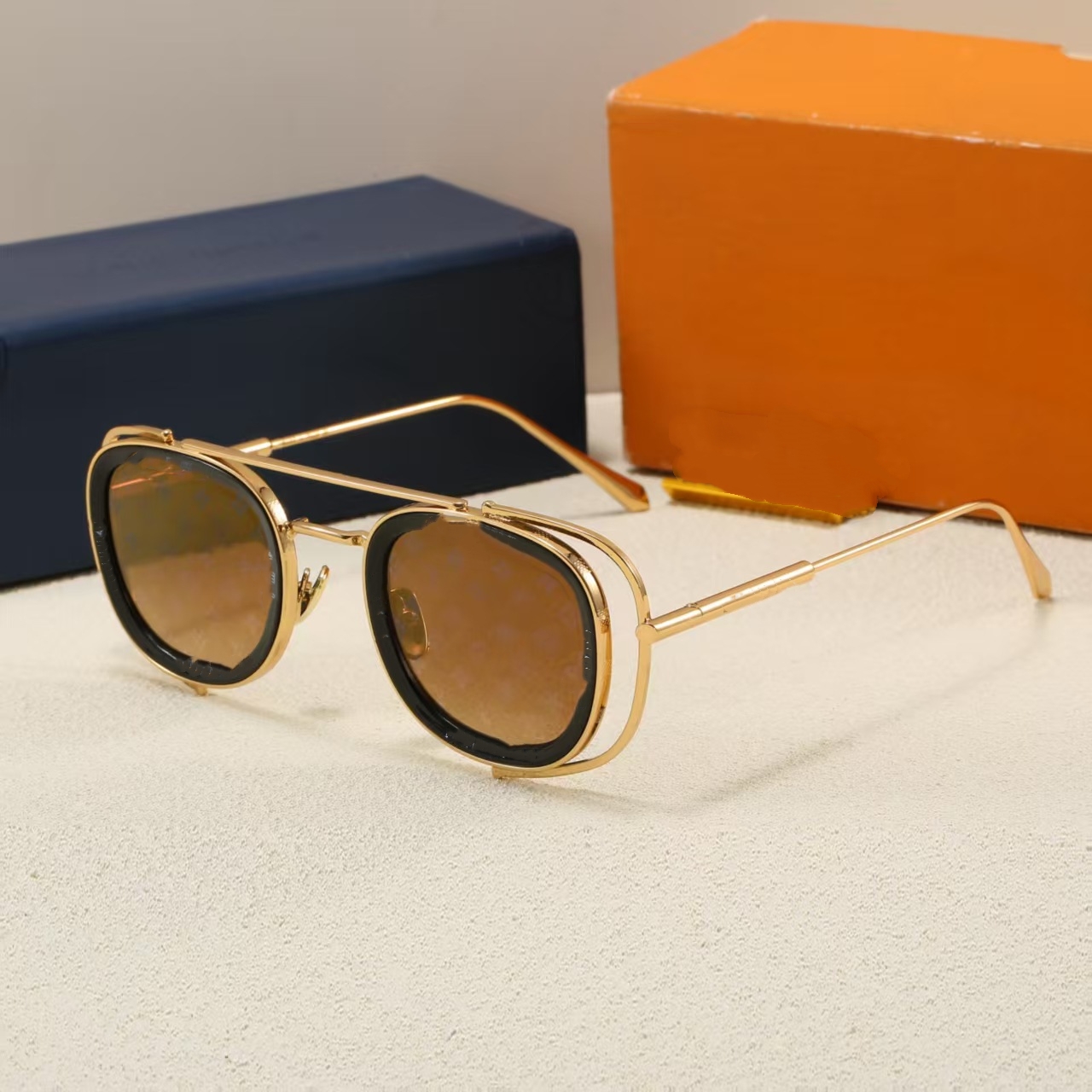 Mens sunglasses for women classic Summer Fashion Style metal Frame eye glasses UV Protection Lens sunglasses