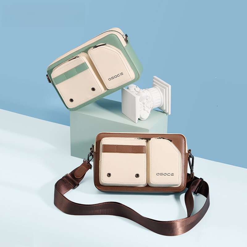 Crossbody bag for girls new style for men's commuting and leisure small square bag single shoulder bag for men and women
