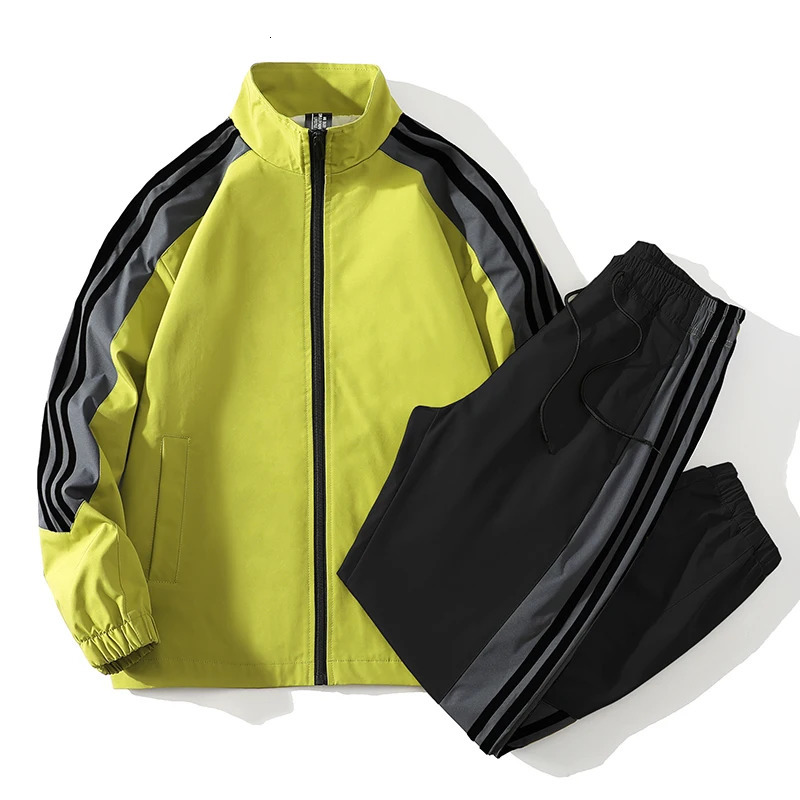 Fashion Sports Men Sets Men Tracksuit Casual Joggers Hoodies SweatshirtSweatpants Suit 2 Piece Sets Male Sportswear 250717