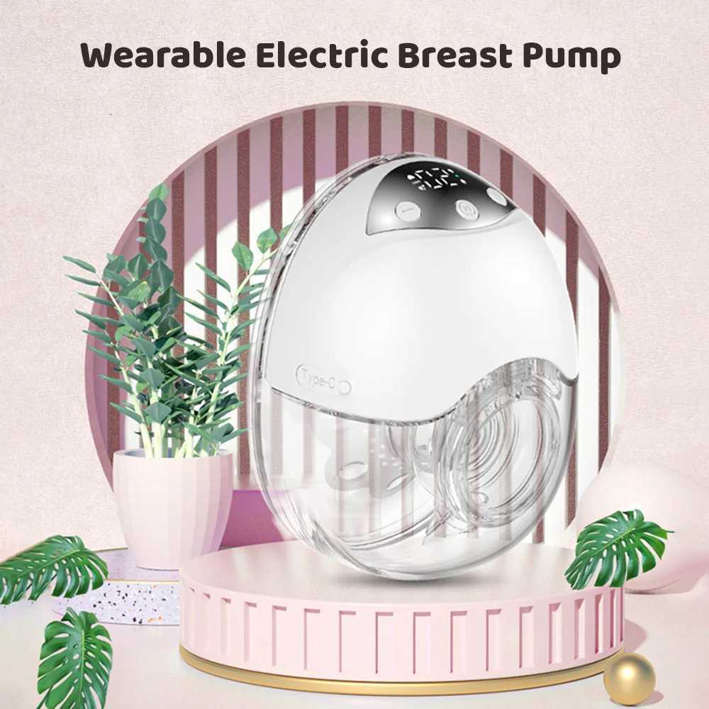 2024 Wearable Breast Pump Hands Free Electric Breast Pump for Breastfeeding 4 Modes 12 Suction Level Low Noise Built-in Battery X250724