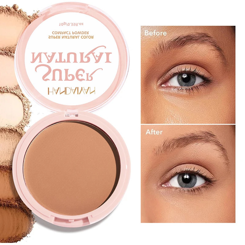 Lasting Oil Control Pressed Powder Bronzer Natural Brighten Waterproof Nude Setting Loose Translucent Powder Dupes Makeup Women 250716