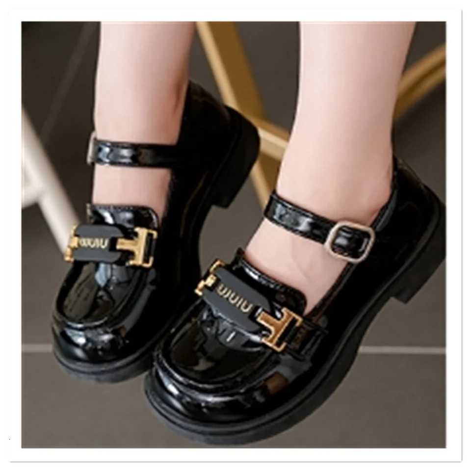 Girls Leather Shoes Summer 2025 New Fashionable and Fashionable Childrens Princess Shoes Big Kids British Style Little Girls XJ250724