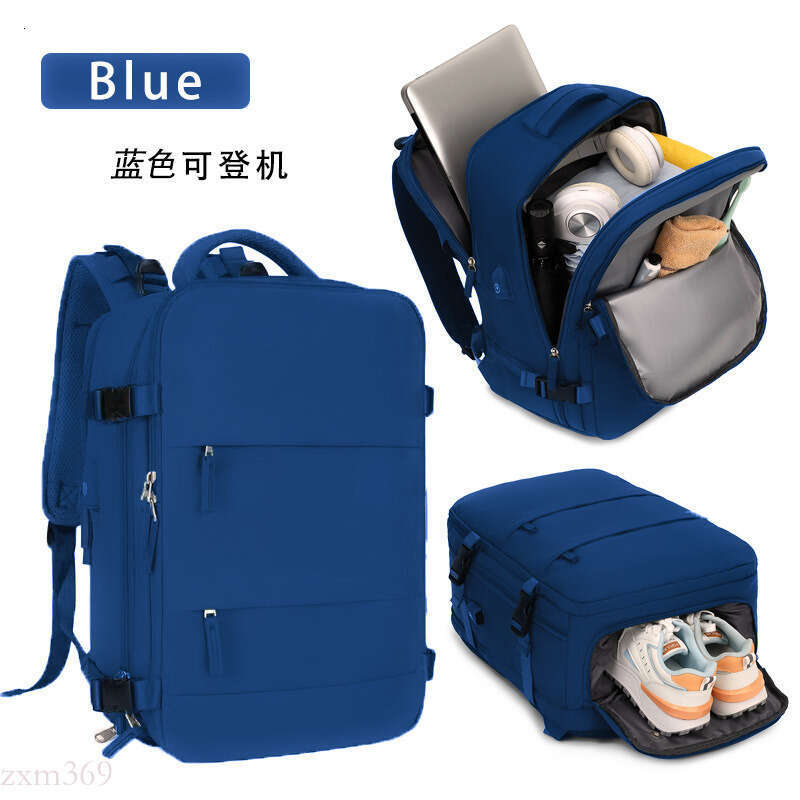 Unisex Casual Travel Boarding Luggage Bag Large Capacity Dry Wet Separation Computer Backpack