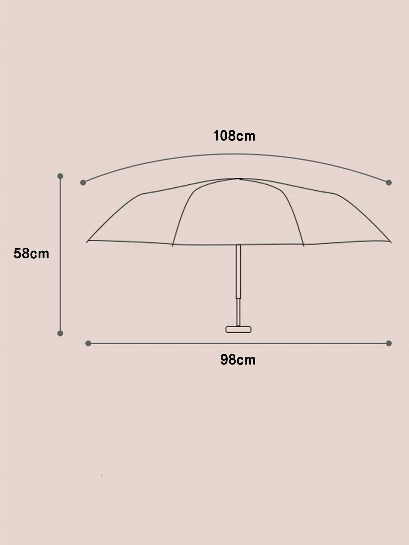 Fresh and Cute Salt Series Creative Fully Automatic Rain and Sunscreen Umbrella Forest Series Retro and Simple Sun Umbrella R250724