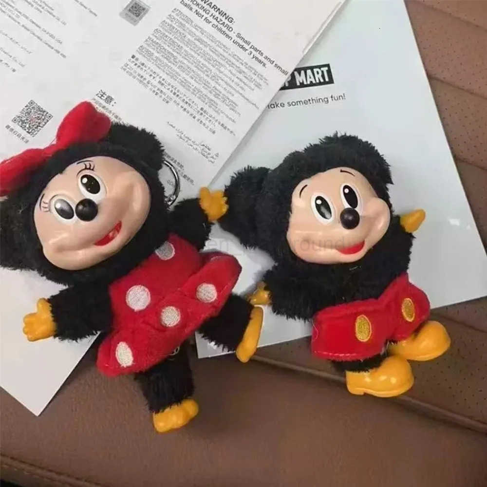 Disney Mickey Family Cute Together Keychain Series Blind Box Vinyl Doll Anime Figure Decoration Collection Kid Gift W250724