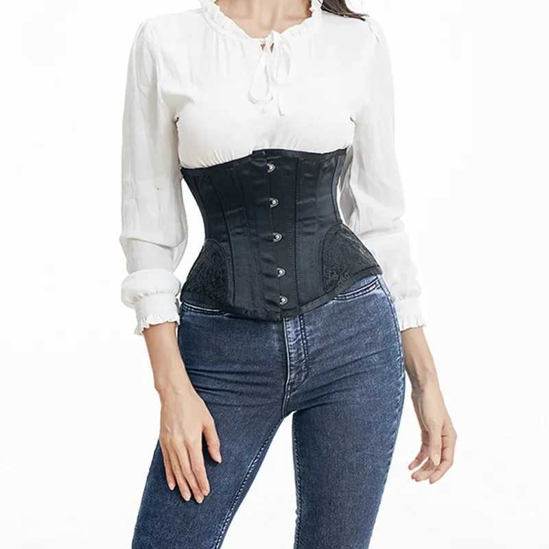 European Style Corset Cropped Waist Corsset Gothic Embroidered Shaping Underwear Bodysuit Slimming Shapewear From na W250724
