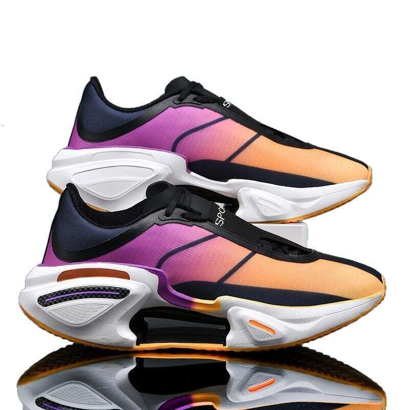 Dajueying 3 Arch Carbon Plate Men and Women, Ultra-light High Elasticity Shock Absorption Casual Sports for Couples, Mesh Running Shoes