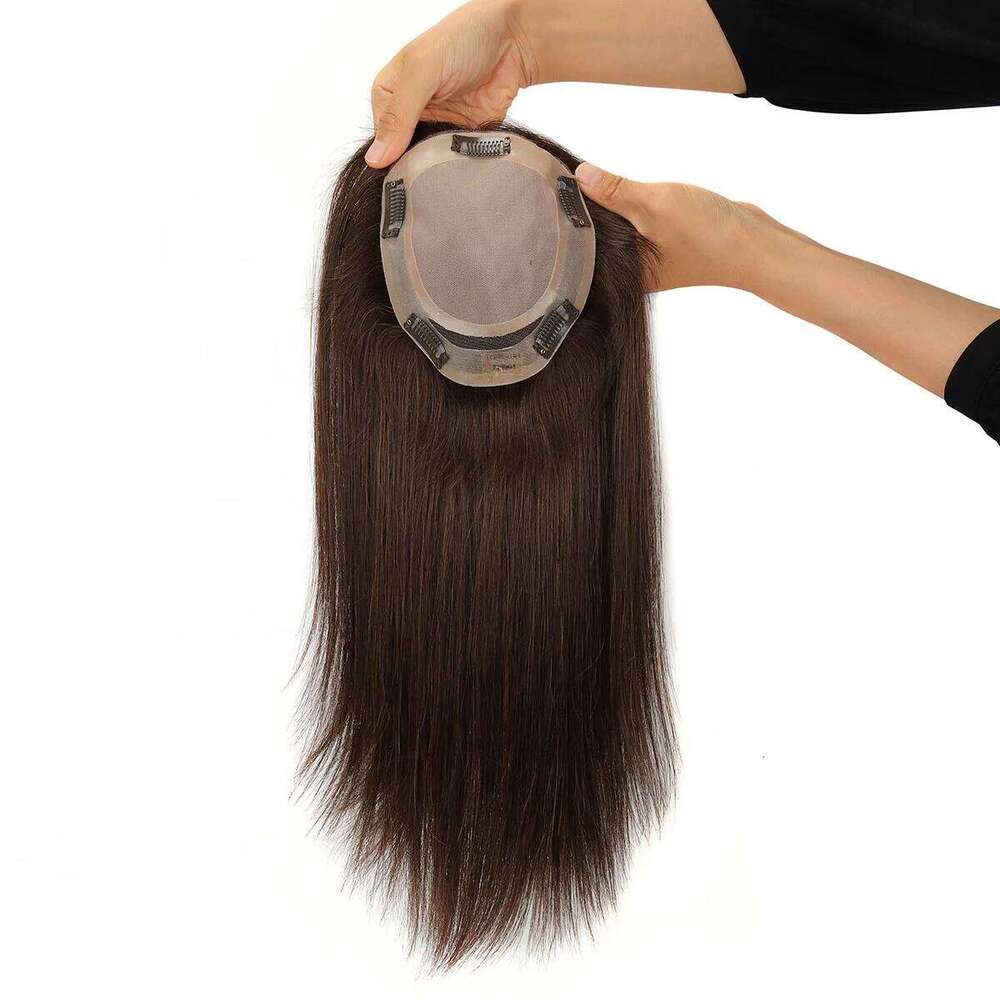 TopUnique TUW02 Silk Top Base, Natural-Looking Part Human Topper for Women Hair Piece Natural Looking Toppers