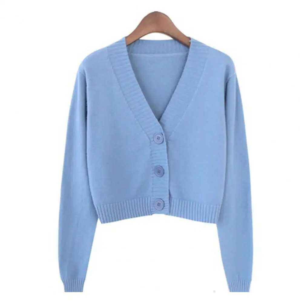 Cropped Women Spring Sweater Short Type Korean O-neck Knitted Sweaters Thin Cardigan Coats Crop Top cardigans pullover sweaters X250724