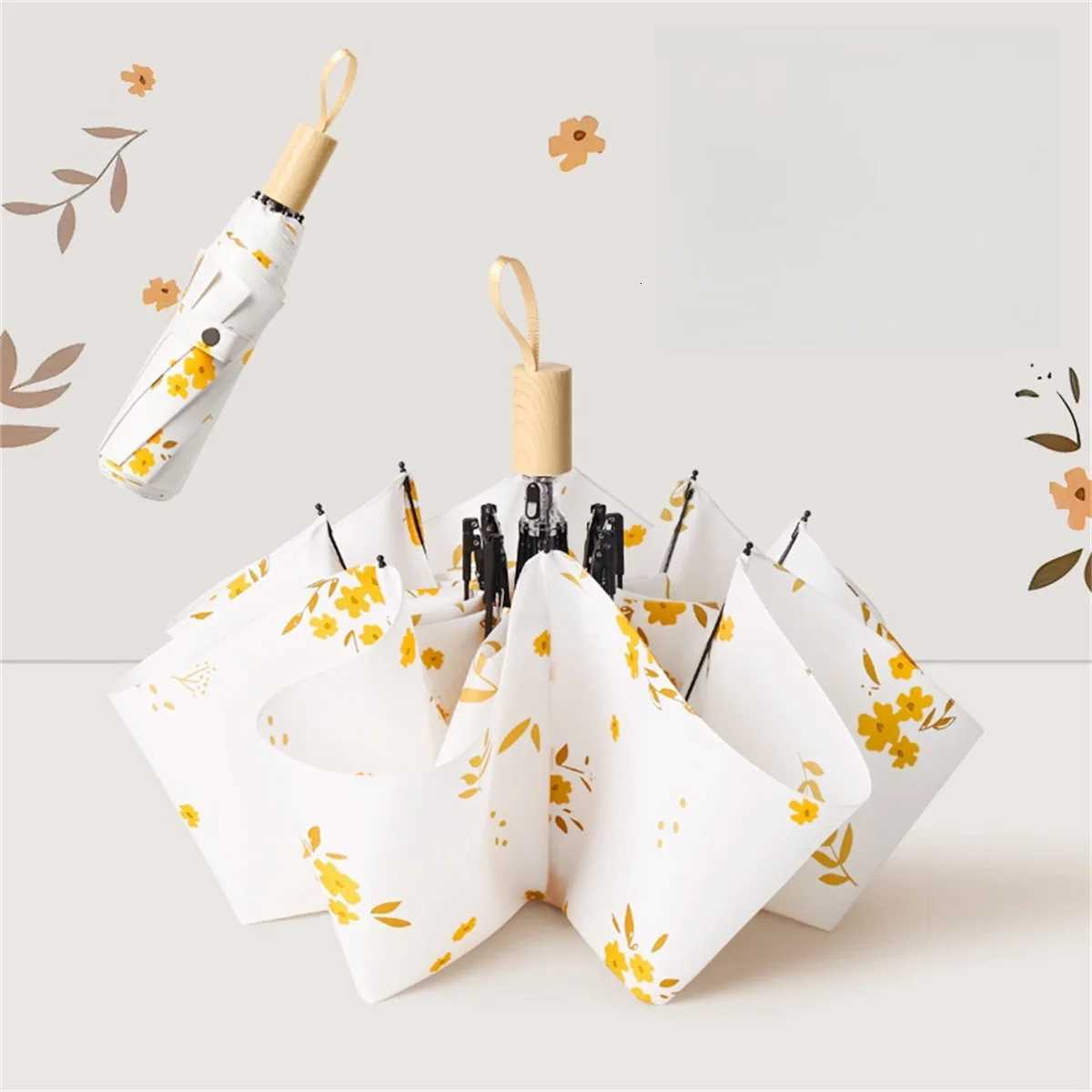 1 piece of personalized creative pattern windproof and rainproof sunny umbrella small fresh variety of pattern umbrella suitable. R250724