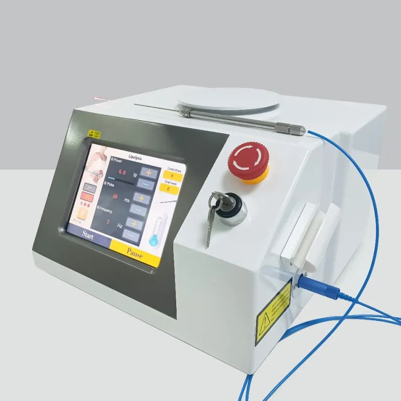 980Nm Diode Laser Lipolisi Commercial Machine PhysiotherapyTreatment Optic Fiber LiposuctionHandle Fat Dissolving