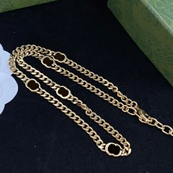 Women Gold Designer Necklace G Jewelry Fashion Necklace Gift Mens Long Letter Chains Necklaces For Men Golden Chain Jewlery Party 238313BF