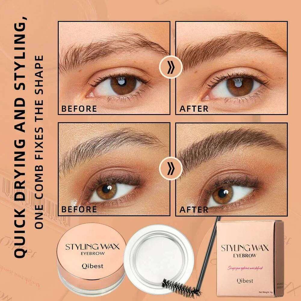 QIBEST Transparent Shape Three-dimensional Waterproof Long-lasting Brow Soap Makeup Eyebrow Styling Gel X250723