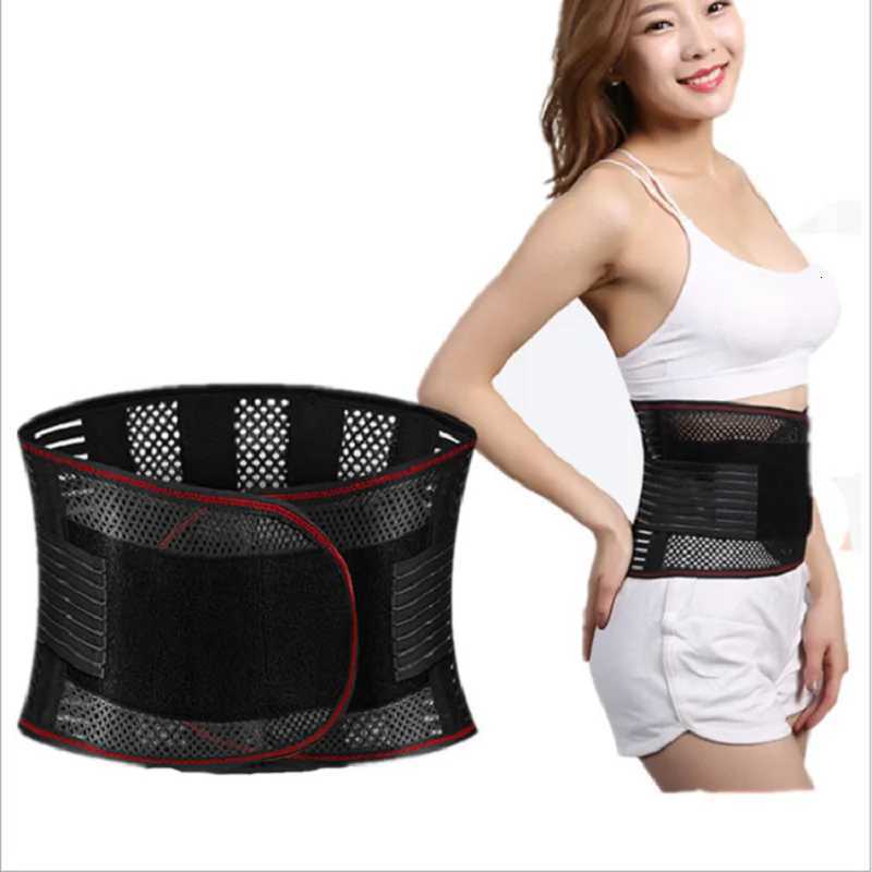 Summer Sports Mesh Breathable Waist Support Fitness Belt Self-heating Waist Protector Gym Belt Lifting BeltW250724