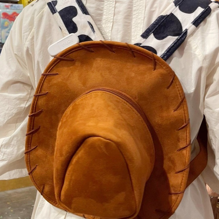 Free shipping designer luxury Japanese retro style cartoon backpack Woody Same Style Bag creative small backpack student backpack birthday gift casual