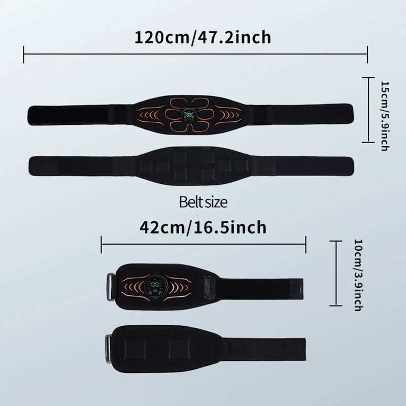 Abdominal Massager Waist Belt Muscle Toner Smart Abdominal Muscle For Arm Leg Workout Training Fitness Massage Equipment W250724