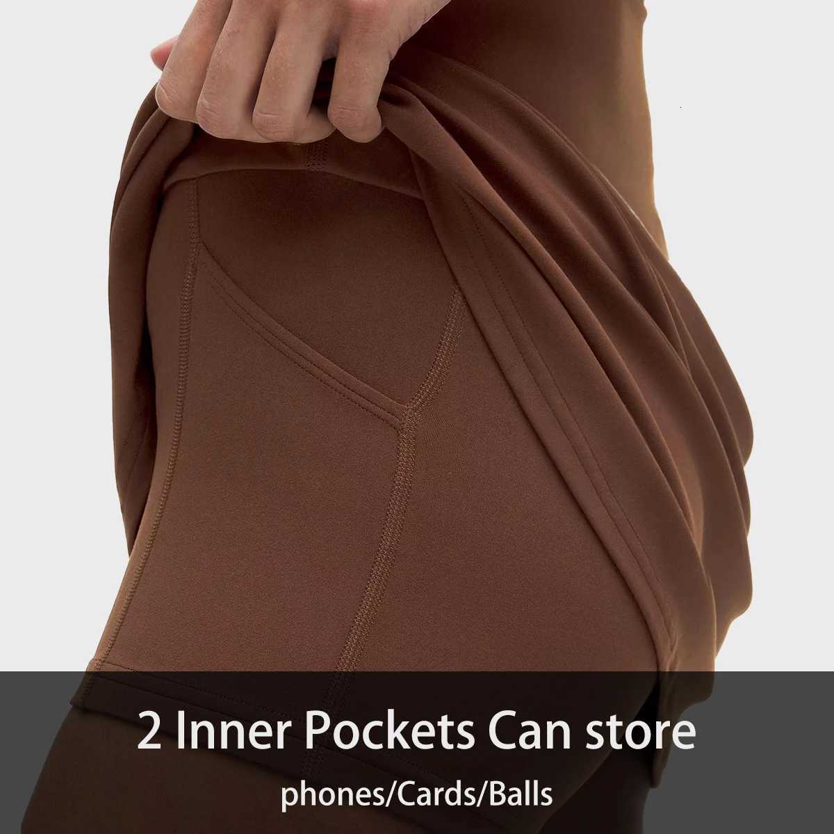 1 Women Tennis Skirt with Pockets Crossover High Waisted Athletic Golf Skorts Running Workout Skirts 2 in 1 Short Skirt XJ250724