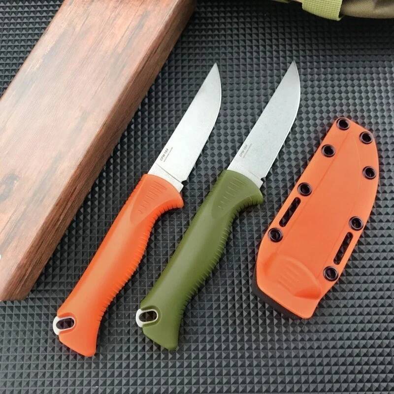 BM 15505 Straight Knife Nylon Fibre Handle D22 Blade Outdoor Hunting Self-defense Combat EDC Practical Tactical Knives high-quality
