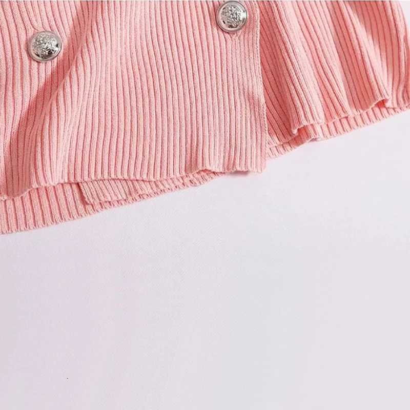 Women Fashion Double-Breasted Square Neck Cardigan New Slim Solid Short Sleeve Knit Shirt Summer Design Worn Outside Crop Tops X250724