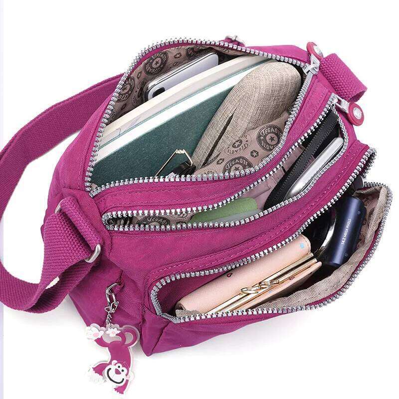 High Quality No Bad Smell Men Women Shoulder Messenger Bag Cross Body Large Capacity Purse Lightweight Blue Green Blac