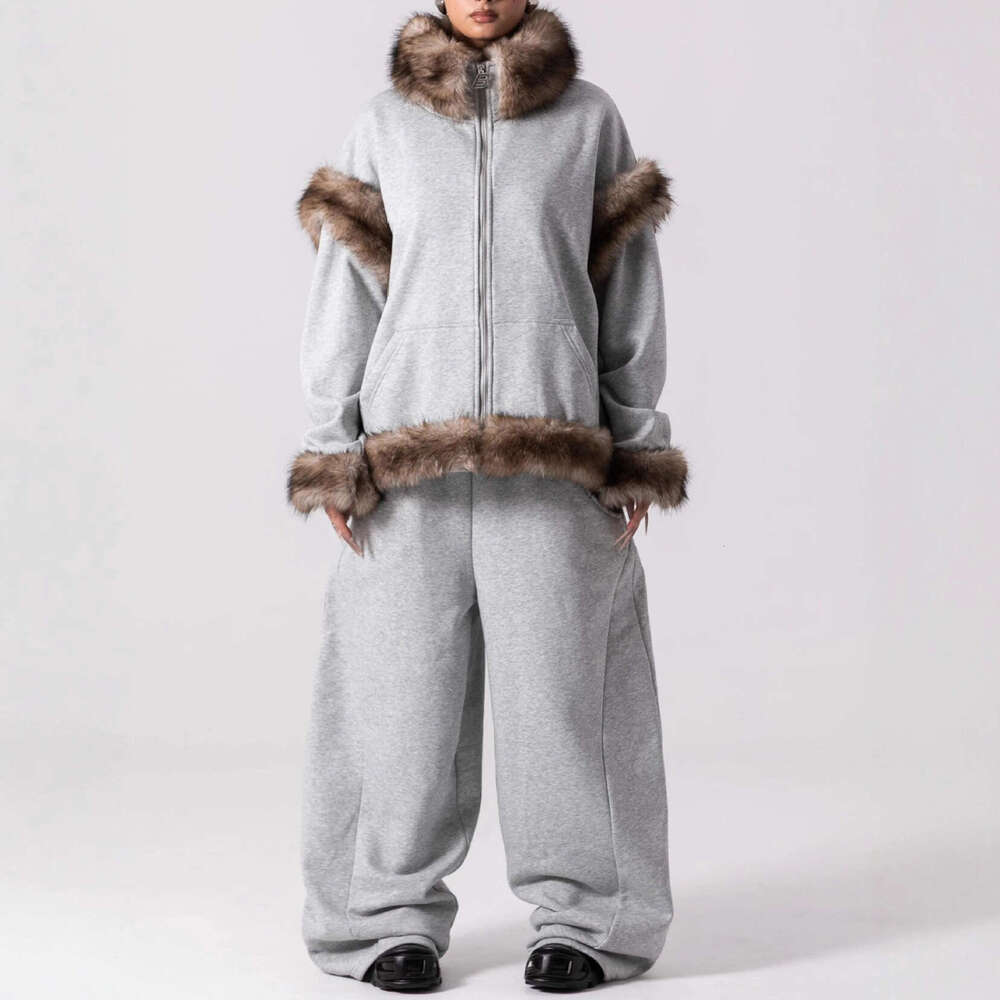 Ins Frayed Zipper Sweatshirt Y2K Streetwear Versatile Hip-Hop Loose Couple Jacket