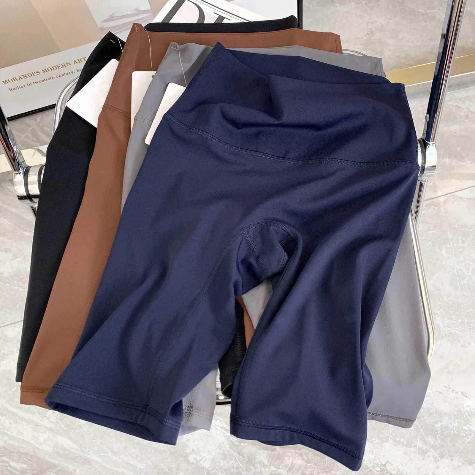 Summer Yoga Shorts Elastic Breathable Tights Leggings Quick Dry Sports Fitness Yoga Cycling Athletic Gym Shorts XJ250724