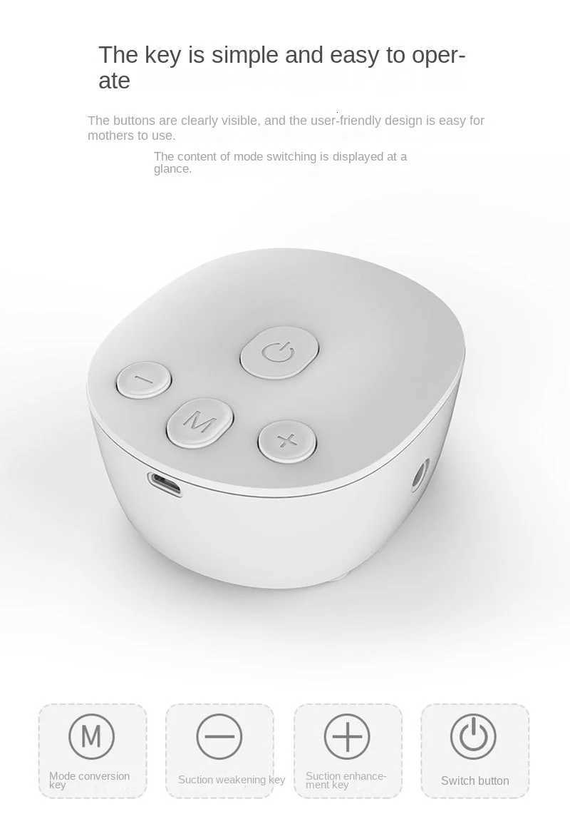 New Portable Electric Breast Pump Silent Hands-Free Newborn Comfort Milk Extractor Automatic Milker BPA Free Breastfeeding X250724