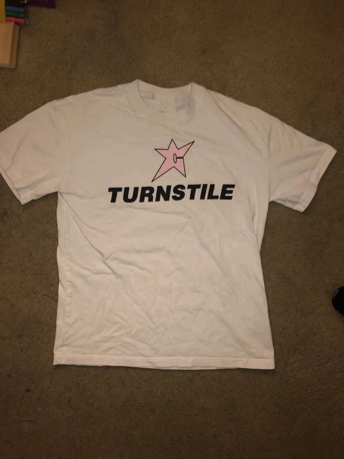 Turnstile Star Band Cotton Gift for Fans S-4XL White T-shirt American Oversized Short-sleeved Men Women Street Hip-hop Top Y250723