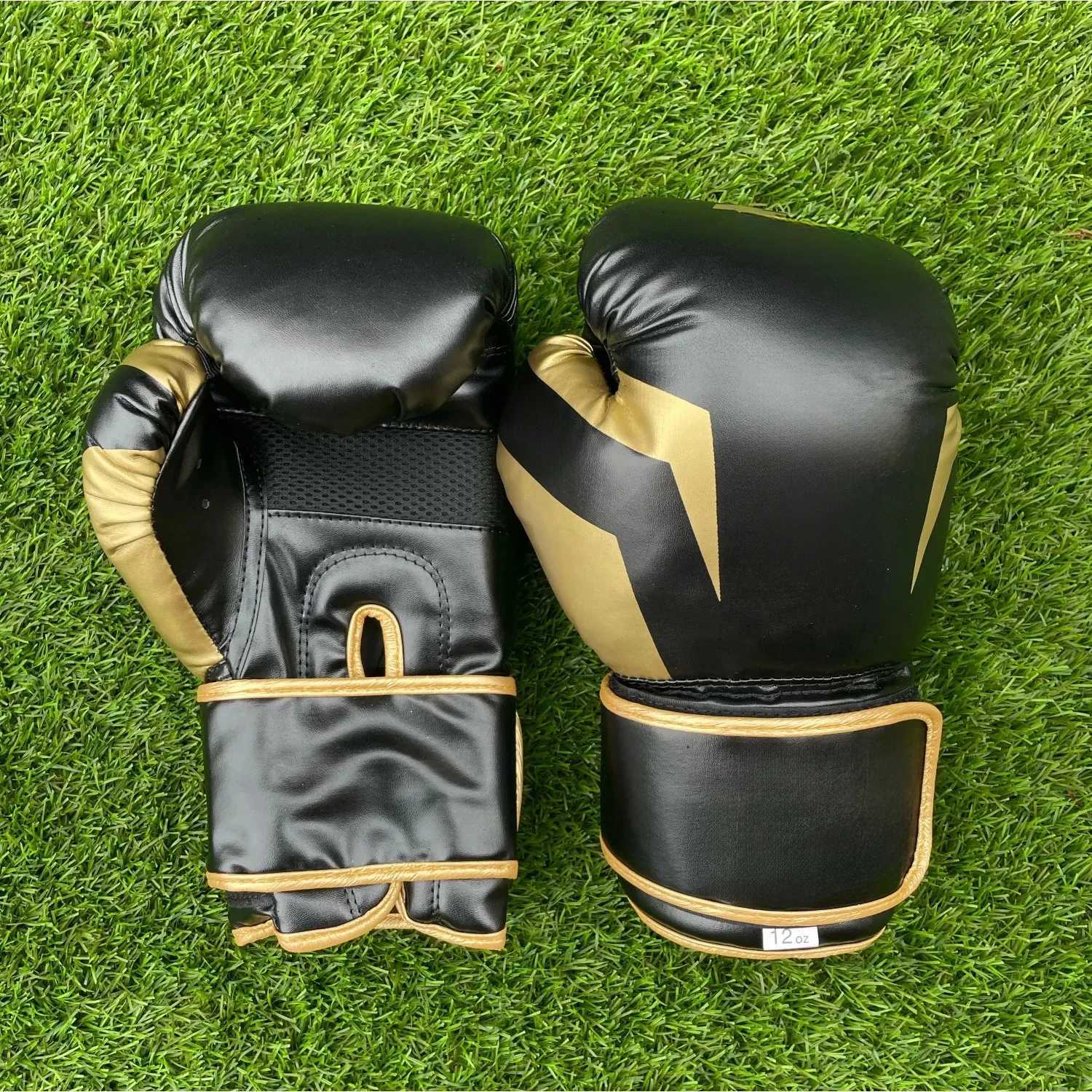 PU leather breathable boxing gloves6oz8oz10oz12oz14oz16oz Kids Adult professional Taekwondo and Muay Thai boxing training Z250723