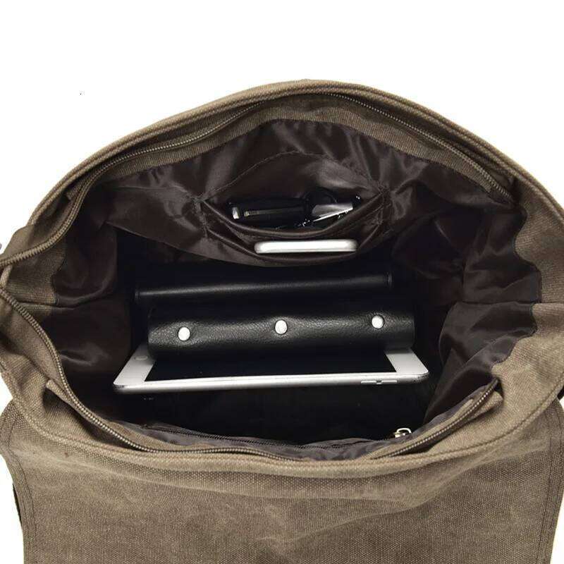 Crossbody Male Canvas Shoulder Messenger Handbags For Travel Casual Satchel Bolsos Hombre