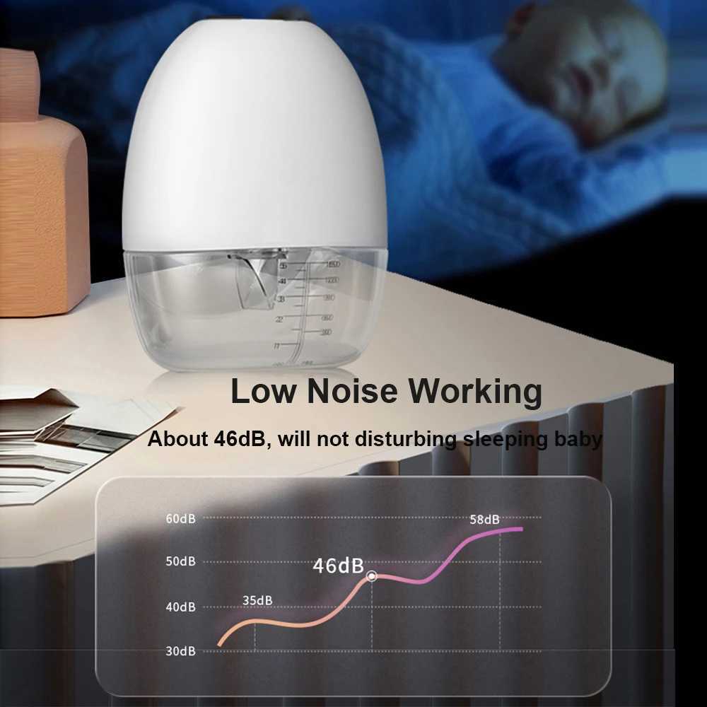 2024 Wearable Breast Pump Hands Free Electric Portable Wearable Breast Pumps BPA-free Breastfeeding Milk Collector X250724