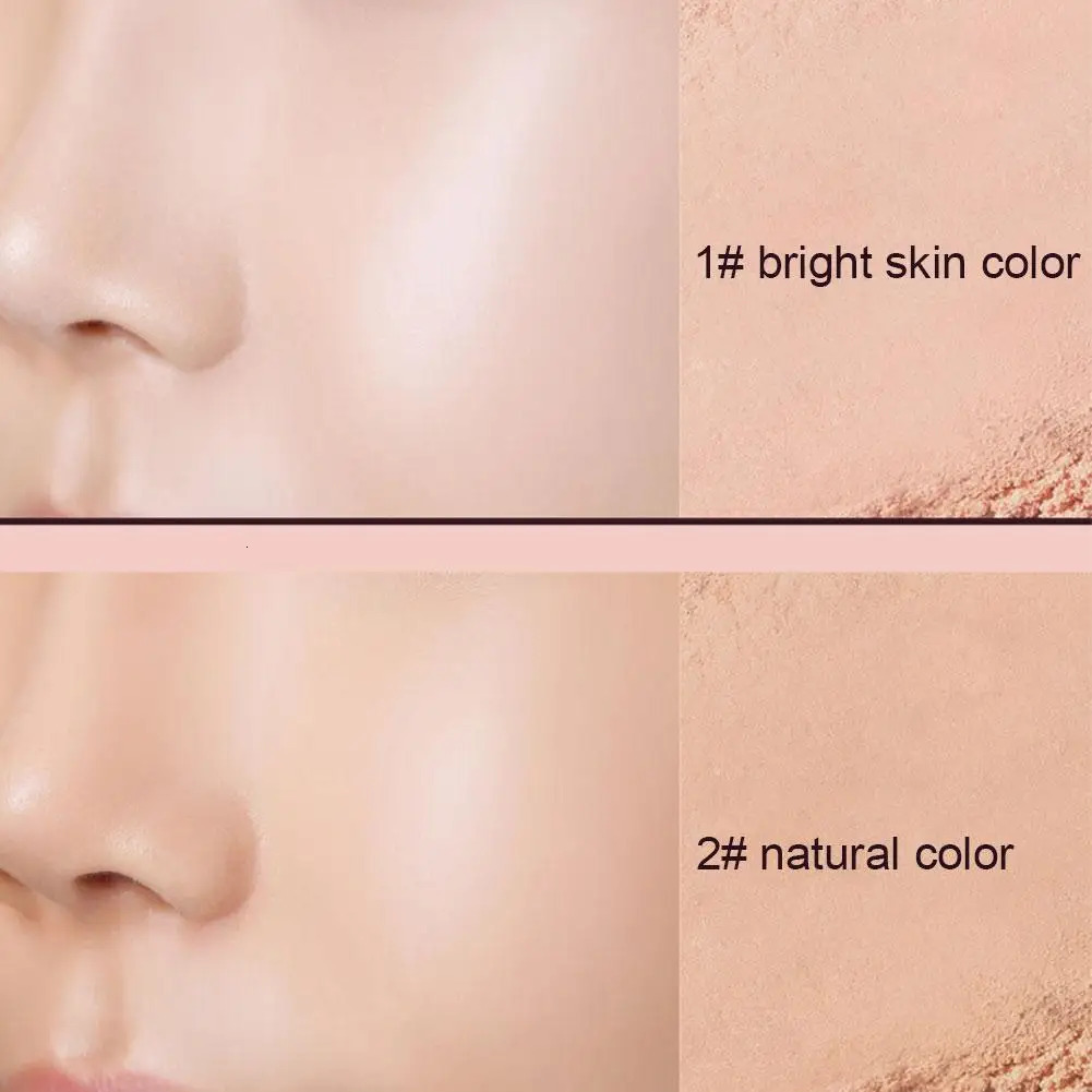Korean Loose Powder Full Brightening Concealer Mineral Face Foundation Cosmetics Lasting Makeup Powder Compact Powder Pressed 250716