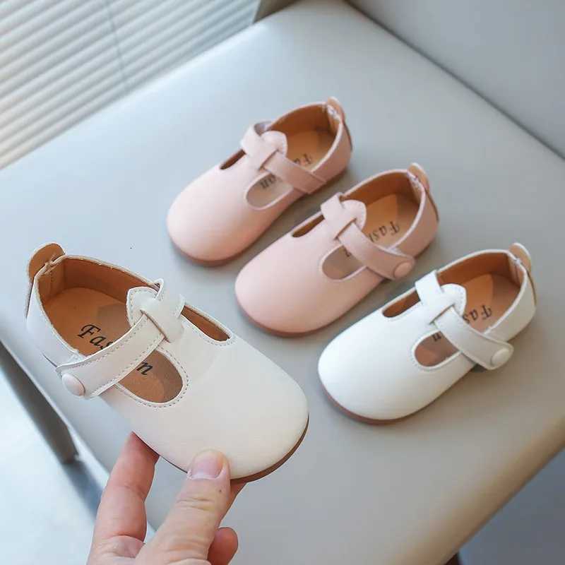 Toddler Girls Leather Shoes Princess Sweet Simple Classic Kids Leather Flats for Medium Girl Children Dress Shoes for Wedding XJ250724