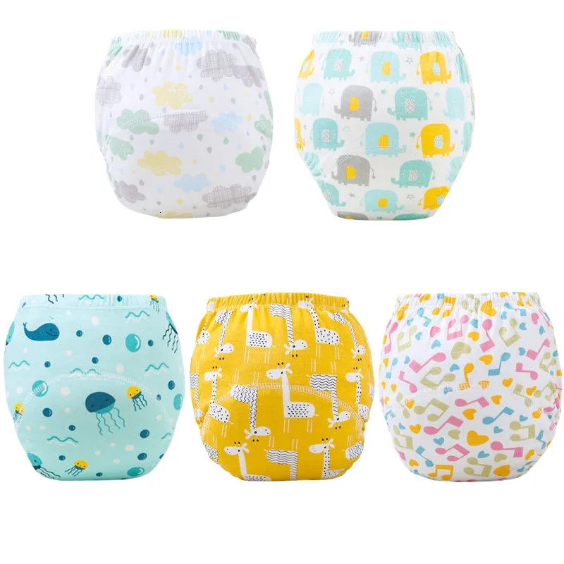 Baby Reusable Washable Diapers Ecological Potty Training Pants Waterproof Cotton Cleanliness Cloth Diaper Nappy Underwear 250724