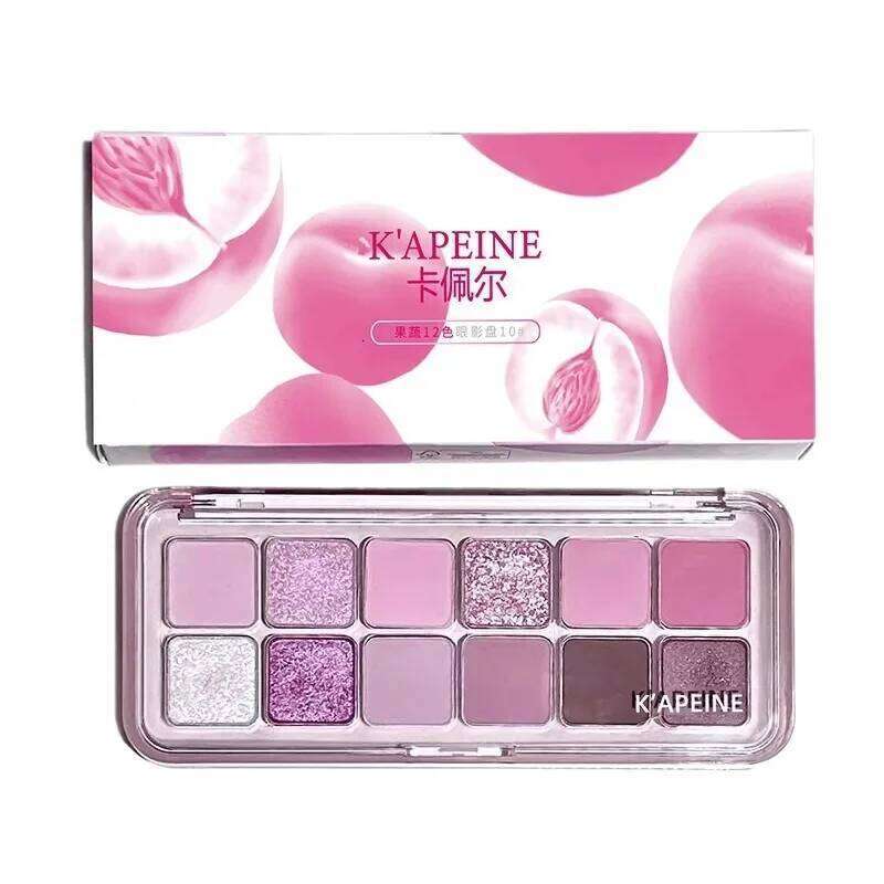 Spring Summer Pink Eyeshadow Palette Makeup Matte Shimmer Glitter Eye Shadow Lasting Charming Eyes Pigment Korea Cosmetics New X25072