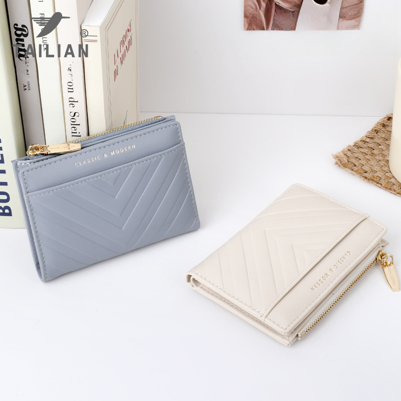 Talian Luxury Women's Striped Embossed Wallet Free Delivery Designer PU Leather Multi Card Slot Card Bag Fashion Multi Functional Leisure Coin St