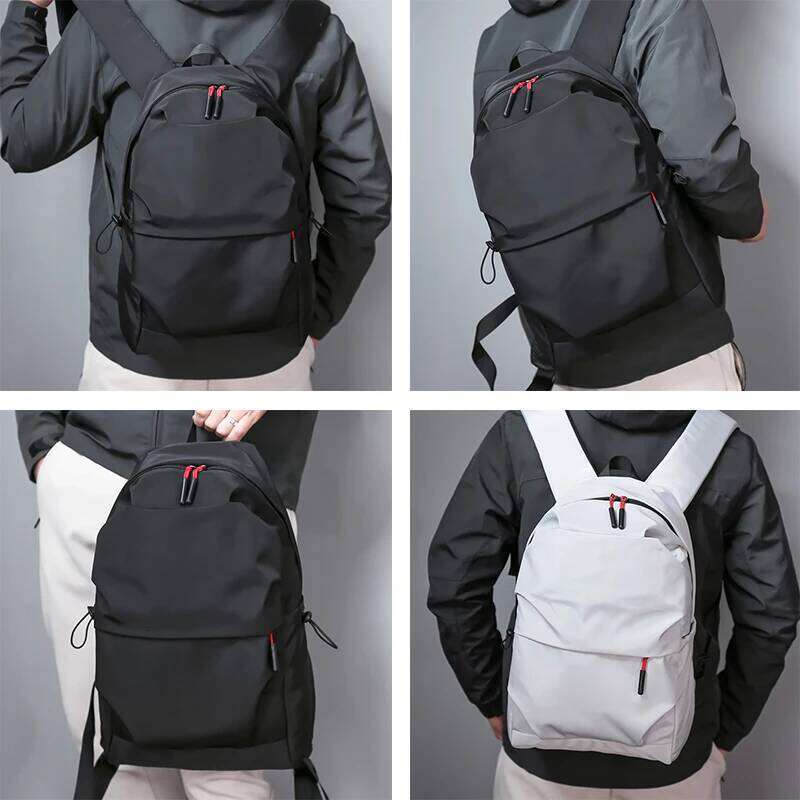 Multifunction Waterproof Backpack Student School Bags Notebook Backpacks Casual Pleated 15.6 Inch Laptop Bag For Men