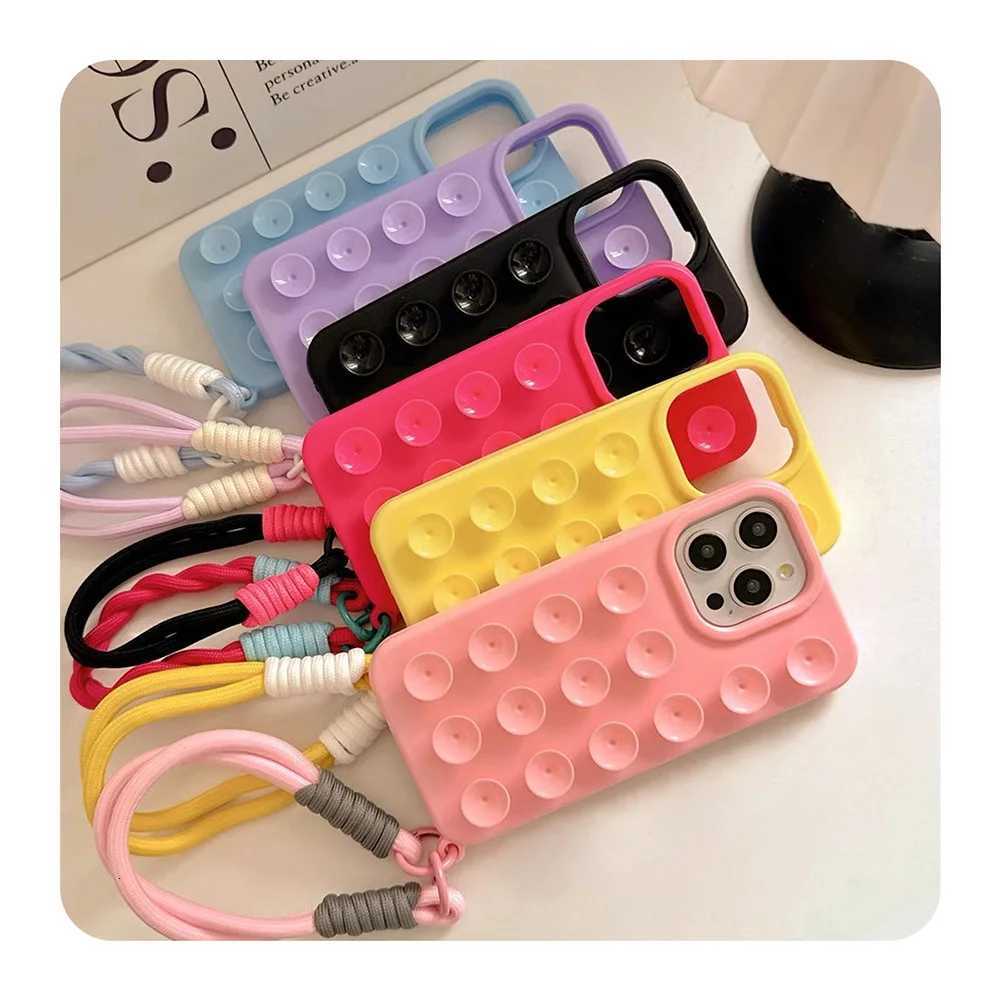 Phone Case For iPhone 16 15 14 Pro Max Plus 11 12 13 Pro 7 8 Plus XR X XS SE2 3D Suction Cup Shockproof Cover Z250723