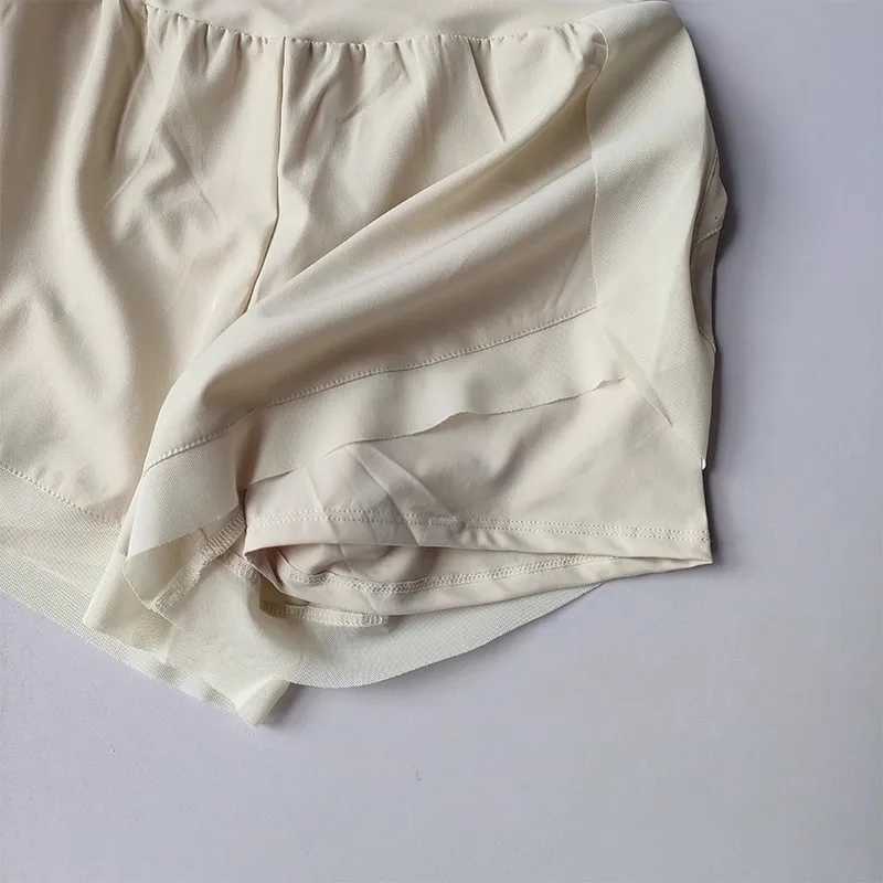 2 in 1 Womens Summer Running Sports Shorts Fitness Yoga Shorts Quick Drying Outdoor Tennis Casual Training Shorts XJ250724
