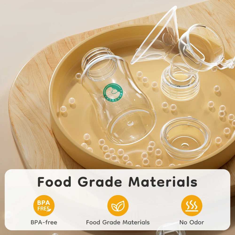 Portable Breast Pump Baby Nipple Manual Suction Milk Pump Feeding Breasts Pumps Milk Bottle Sucking Postpartum Supplies BPA Free X250724