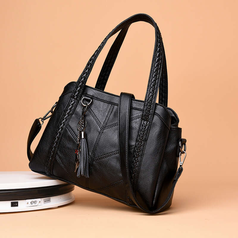 Hot-selling Handbag Versatile Woven Shoulder Commuting High-end Feel Large Capacity Tote Bag for Women
