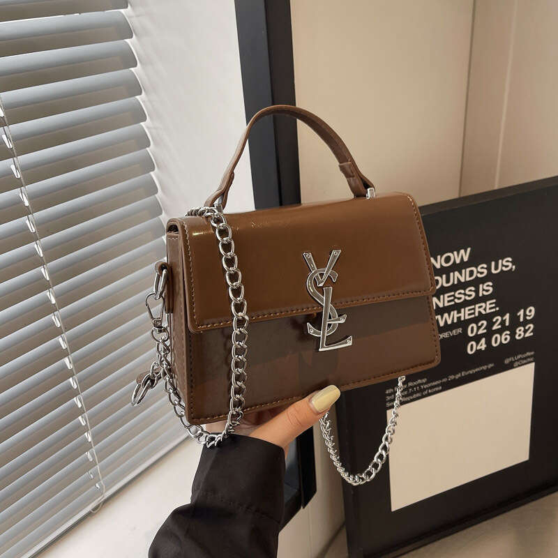 High-end for Women 2025 New Korean Style Versatile Fashion Small Square Handbag Elegant Shoulder Crossbody Bag