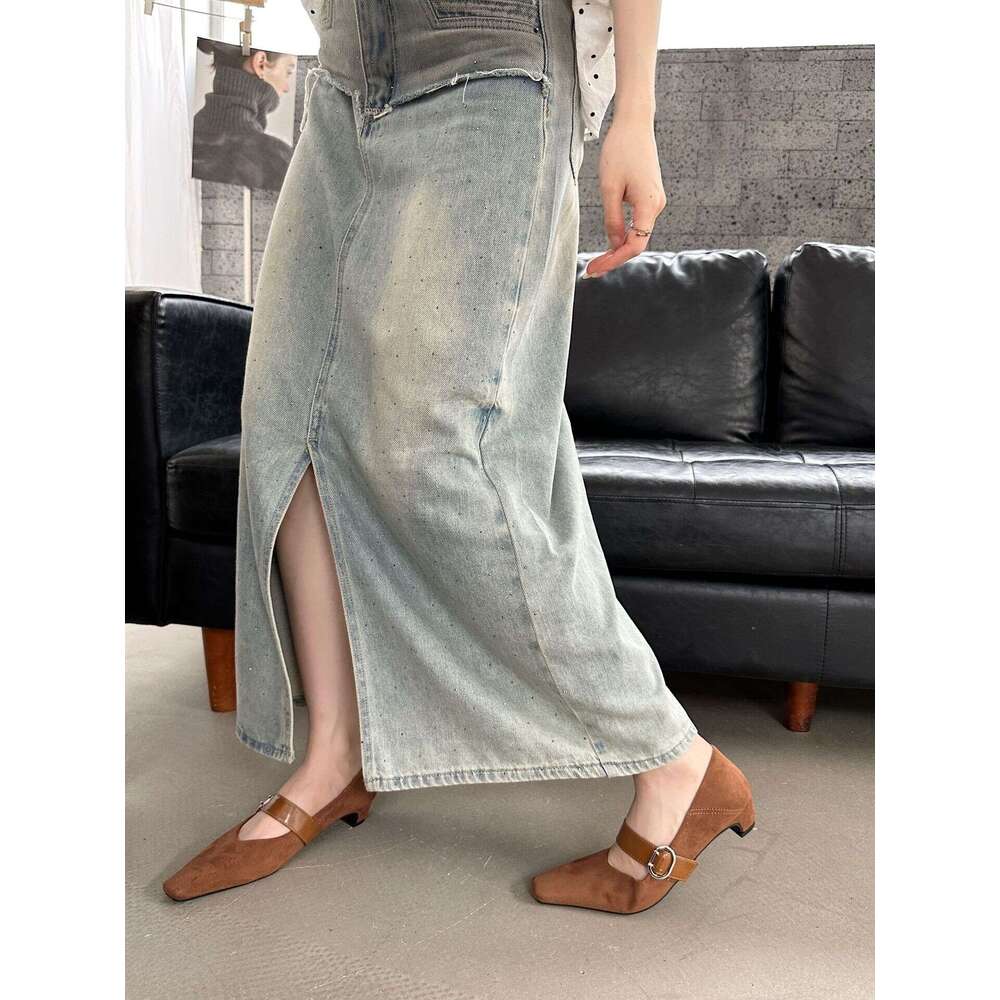 French Style Women's Thick Heel High-End Feel 2025 Spring New High Heels Niche Belt Buckle Shoes for Women