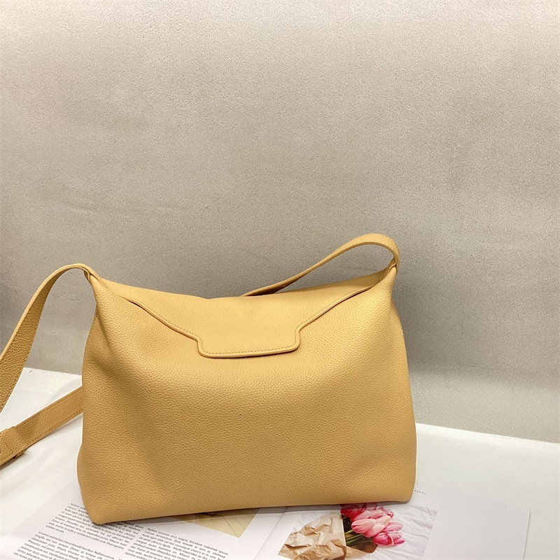 Single Shoulder Underarm Top Layer Cowhide Genuine Women's Crossbody Bag New Leather Material