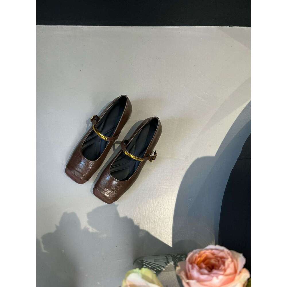 Hidden Heel Mary Jane Black Single for Women 2025 New French Style Red Evening Gentle Shoes