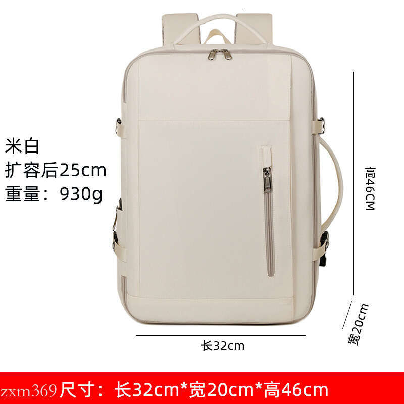 Multifunctional Men's Casual Lightweight Computer School Short-distance Business Trip Travel Backpack Women's Bag