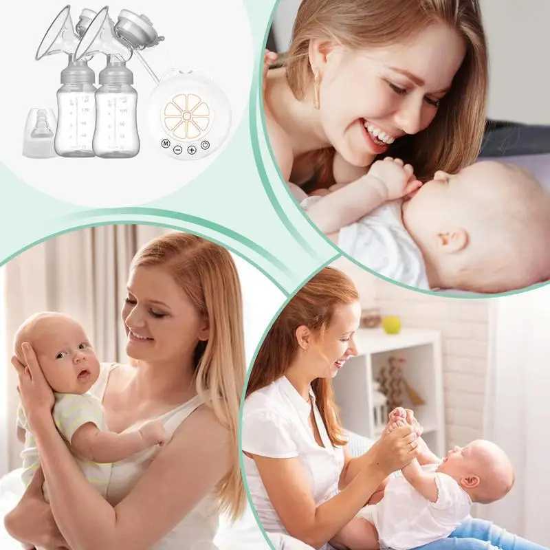 Electric Breast Pump Food-Grade Intelligent Breast Pump Milking Machine Multiple Modes Portable Breast Pumps for Women X250724